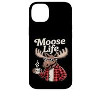 Moose Life Funny Lumberjack Coffee Animal Case for iPhone 14 Plus