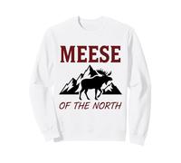Moose Of The North Wildlife Antlers Forest Nature Sweatshirt