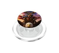 Moose on Bald Eagle American Flag Glasses USA PopSockets PopGrip for MagSafe