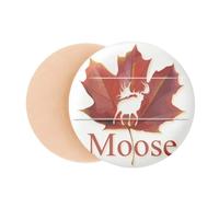 Moose Outline Maple Air Cushion Makeup Foundation Sponge Powder Puff