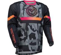Moose Racing Sahara 2022 Motocross Jersey, black-grey, size S for Men