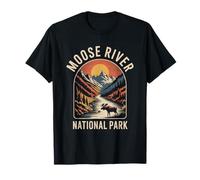 Moose River National Park Retro Outdoor Adventure T-Shirt