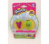 Moose Toys - Shopkins -Puzzle EraserToppers for pencils - Random Model pack 2