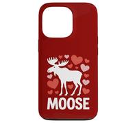 Moose Valentine's Day Heart Love Wildlife Animal Nature Case for iPhone 13 Pro