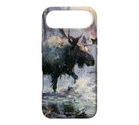 Moose Wilderness Painting Rustic Wildlife Nature Art Case for iPhone Air