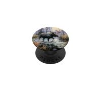 Moose Wilderness Painting Rustic Wildlife Nature Art PopSockets Adhesive PopGrip