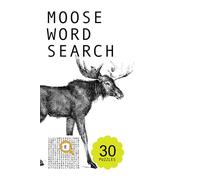 Moose word search puzzle book