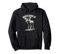Mooseaholic Moose Head Design Beautiful Moose Lovers Pullover Hoodie