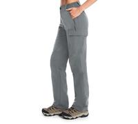 Moosehill Hiking Cargo Trousers Wome Lightweight Walking Trousers Quick Dry Outdoor Casual Summer Pants with 5 Pockets(Smoke Grey,M)