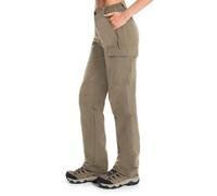 Moosehill Women's Hiking Cargo Trousers: Lightweight, Caramel Khaki, XXL