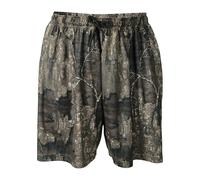 Mooselander Men's Athletic Camo Shorts - Lightweight, Breathable Gym Shorts with Zip Pockets for Active Comfort, Realtree Timber, M Short