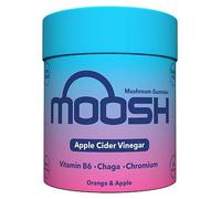 Moosh Mushroom Gummies Apple Cider Vinegar (Orange and Apple) 60 Gummies