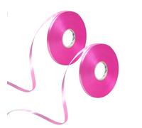 Mooshy 2 Rolls Pink Curling Ribbon, 100m Pink Ribbon for Balloons 5mm Width Pink Balloons String 50m/roll Pink Ribbons for Wedding Party Decorations Gift Wrapping Ribbon for Crafts