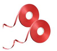 Mooshy 2 Rolls Red Curling Ribbon, 100m Red Ribbon for Balloons 5mm Width Balloons String 50m/roll Ribbons for Wedding Party Decorations Gift Wrapping Ribbon for Crafts