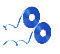 Mooshy Blue Curling Ribbon - 2 Rolls, 100m per Roll, 5mm Width, Ideal for Balloons, Wedding Party Decorations, Crafts & Gift Wrapping