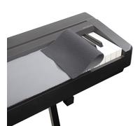 mooson Piano Keyboard Anti-Dust Cover High Technology Fabric Key Cover Cloth Fit For Upright Piano, Electric Piano & Grand piano (Dark blue), Gray, Modern