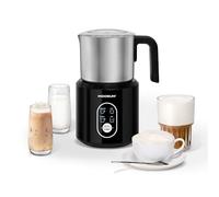 MOOSUM Milk Frother Machine, Food Grade Stainless Steel 500ml/17oz Electric Milk Steamer, Easy Clean with Dishwasher Safe, Automatic Hot/Cold Foam Maker, Hot Chocolate Maker, Silent Operation, Silver