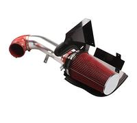 MooSun 4" Performance Cold Air Intake Kit With Filter For GMC Chevy Chevrolet 1999 2000 2001 2002 2003 2004 2005 2006 V8 4.8L/5.3L/6.0L (Red)