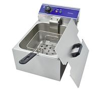 MOOTACO Electric Deep Fryer,Stainless Steel Commercial French Deep Fat Fryer For Restaurant,Fast Food Restaurant -3000W 6L