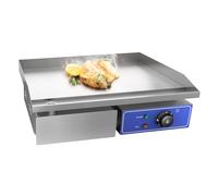 MOOTACO Electric Griddle Commercial Counter Top Stainless Steel Hot Plate Kitchen Grill Thermostatic Control 3000W 22" (New Model in 2019)