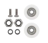 Mootea Greenhouse Door Wheels,30mm Diameter Elite Greenhouse Door Wheels Replacement Kit