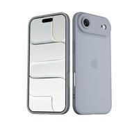 Mootobo Designed for iPhone 17 Air Case with Camera Lens Full Cover Protection, 10FT Military Grade Drop Protection Phone Case with Anti-Fingerprint Matte Back 6.5 inch - Grey