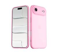 Mootobo Designed for iPhone 17 Air Case with Camera Lens Full Cover Protection, 10FT Military Grade Drop Protection Phone Case with Anti-Fingerprint Matte Back 6.5 inch - Pink