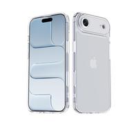 Mootobo Designed for iPhone 17 Air Case with Camera Lens Full Cover Protection, 10FT Military Grade Drop Protection Phone Case with Anti-Fingerprint Matte Back 6.5 inch - Clear