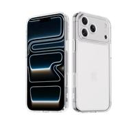Mootobo Designed for iPhone 17 Pro Case with Camera Lens Full Cover Protection, 10FT Military Grade Drop Protection Phone Case with Anti-Fingerprint Matte Back 6.3 inch - Clear