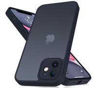 Mootobo for iPhone 11 Case with Camera Lens Full Cover Protection, 10FT Military Grade Drop Protection Phone Case with Anti-Fingerprint Matte Back 6.1 inch - Deepblue