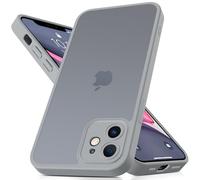 Mootobo for iPhone 11 Case with Camera Lens Full Cover Protection, 10FT Military Grade Drop Protection Phone Case with Anti-Fingerprint Matte Back 6.1 inch - Grey