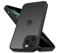 Mootobo for iPhone 11 Pro Max Case with Camera Lens, 10FT Military Grade Drop Protection Mobile Phone Case with Anti-Fingerprint Matte Back 6.5 Inches - Black
