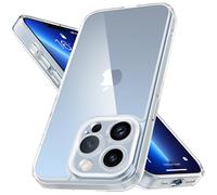 Mootobo for iPhone 12 Pro Max Case with Camera Lens Full Cover Protection, 10FT Military Grade Drop Protection Phone Case with Anti-Fingerprint Matte Back 6.7 inch - Clear