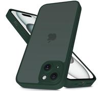 Mootobo for iPhone 15 Plus Case with Camera Lens Full Cover Protection, 10FT Military Grade Drop Protection Phone Case with Anti-Fingerprint Matte Back 6.7 inch - Deepgreen