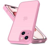 Mootobo for iPhone 15 Plus Case with Camera Lens Full Cover Protection, 10FT Military Grade Drop Protection Phone Case with Anti-Fingerprint Matte Back 6.7 inch - Pink