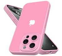 Mootobo for iPhone 15 Pro Max Case with Camera Lens Full Cover Protection, 10FT Military Grade Drop Protection Phone Case with Anti-Fingerprint Matte Back 6.7 inch - Pink
