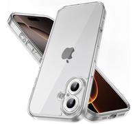 Mootobo for iPhone 16 Case 6.1-Inch, Military-Grade Protection 360° Full Body Frosted Translucent Back Phone Cover, Anti-Fingerprint Slim Shockproof Phone Case for iPhone 16- Clear