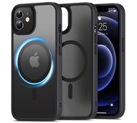 Mootobo Magnetic iPhone 12/12 Pro Case (6.1") - MagSafe Compatible, Military-Grade Protection, Ultra-Thin Matte Non-Slip Design - Black