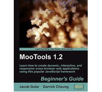 Gube - Mootools 1.2 Beginner's Guide - paperback or softback - E555z