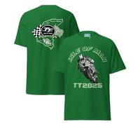 Mooving Merch Isle of Man TT 2025 T-Shirt - Turf Green, XL
