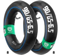 MOOVMOOV - 2 Inner Tubes 90/65-6.5 (11 Inches) for Electric Scooter - 100/90 Bent Valve | Compatible with 90/65-6.5 Off-Road, Slick, and Road Inflatable Tyres