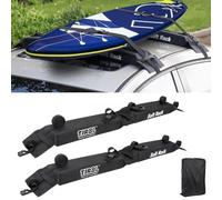 MOOWI 2 Pcs Car Roof Rack for VW Beetle Convertible A5 2012-2018, Waterproof 600D Oxford Cloth Portable Roof Soft Luggage Rack for Storing Surfboards Camping Gear