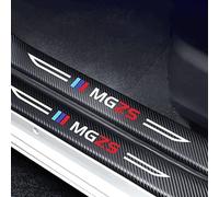 MOOWI 4Pcs car door sill protector for MG ZS, Anti Scratch Car Door Edge Guards Door Entry Guard Stickers Threshold Pedal Anti Scratch