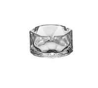 MOOWI Ashtrays Ashtray Glass for Living Room Room Office Desktop Coffee Table Ornaments Cigarette Ashtray(Clear,Small)