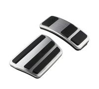 MOOWI Car Pedal Cover for Ford Puma 2019-2023 Ecosport 2013-2023, Car Foot Pedals Accelerator Brake Aluminum alloy Non-slip Pedal Pads Car Pedals Covers Rust-Proof Car Brake Pedal Pad,At