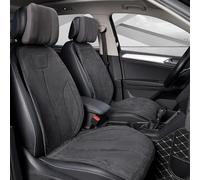 MOOWI Car Seat Cover Sets for Hyundai Tucson 2000-2024, Leather Car Seat Cushion Protectors Half Pack Waterproof Breathable Comfortable Interior Protector Accessories,5Seats-Black