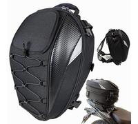 MOOWI Motorcycle Tail Bag for Triumph Street Triple 2008-2024, Expandable Motorcycle Saddle Bag Waterproof Rear Seat Bag Motorbike Bag Motorcycle Rear Seat Luggage Bag Tail Box Top Bag