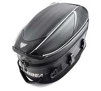 MOOWI Motorcycle Tail Bag for Triumph Tiger 800 900 955 1050 1200, Expandable Motorcycle Saddle Bag Waterproof Rear Seat Bag Motorbike Bag Motorcycle Rear Seat Luggage Bag Tail Box Top Bag,B