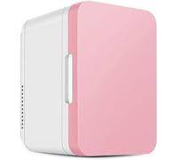 MOOWI Small refrigerator Mini Fridge Small Refrigerators Portable Hot And Cold Dual-Use Fridge (Color : Pink)