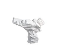 MOOWI Statue Decorations Modern White Marble Sculpture Creative Abstract Figure Decorations Handicrafts Home Decor Object